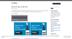 Desktop Screenshot of lovimac.wordpress.com