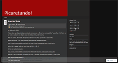 Desktop Screenshot of picaretasnaweb.wordpress.com