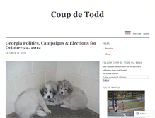 Tablet Screenshot of coupdetodd.wordpress.com