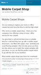 Mobile Screenshot of mobilecarpets.wordpress.com