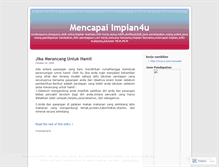 Tablet Screenshot of mencapaiimpian4u.wordpress.com