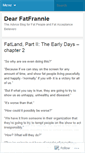 Mobile Screenshot of fatfrannie.wordpress.com
