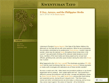 Tablet Screenshot of kwentuhanlang.wordpress.com