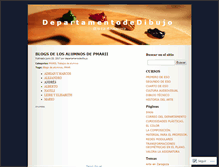 Tablet Screenshot of departamentodedibujo.wordpress.com
