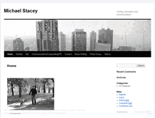 Tablet Screenshot of michaelstacey.wordpress.com