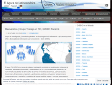 Tablet Screenshot of gissicpanama.wordpress.com