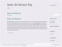 Tablet Screenshot of mic.bancdebinaryfaq.wordpress.com