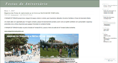 Desktop Screenshot of festasdeaniversario.wordpress.com