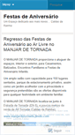 Mobile Screenshot of festasdeaniversario.wordpress.com