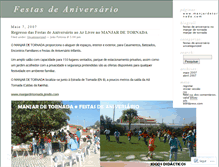 Tablet Screenshot of festasdeaniversario.wordpress.com