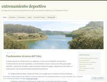 Tablet Screenshot of entrenamientodeportivo.wordpress.com