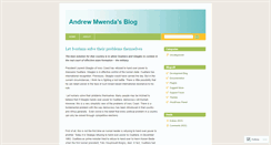 Desktop Screenshot of amwenda.wordpress.com