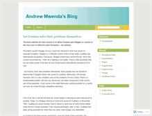 Tablet Screenshot of amwenda.wordpress.com