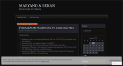 Desktop Screenshot of maryanorekan.wordpress.com