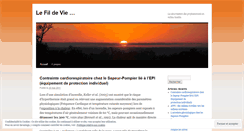 Desktop Screenshot of lefildevie.wordpress.com