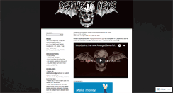 Desktop Screenshot of deathbatnews.wordpress.com