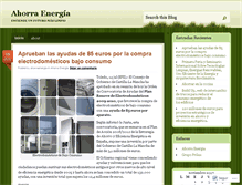 Tablet Screenshot of ahorraenergia.wordpress.com