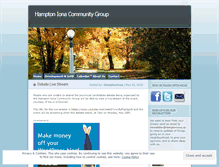 Tablet Screenshot of hamptoniona.wordpress.com