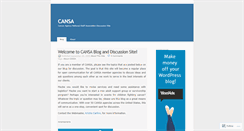 Desktop Screenshot of cansaonline.wordpress.com