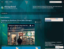 Tablet Screenshot of chicagohood.wordpress.com