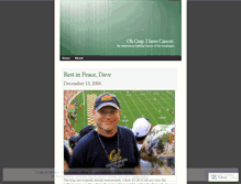 Tablet Screenshot of ohcrapcancer.wordpress.com