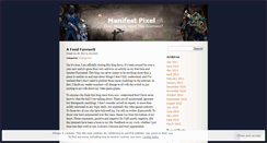 Desktop Screenshot of manifestpixel.wordpress.com