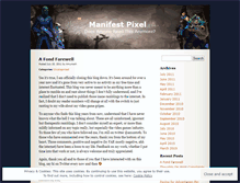 Tablet Screenshot of manifestpixel.wordpress.com