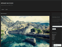 Tablet Screenshot of bernardvanvelsen.wordpress.com
