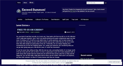 Desktop Screenshot of exceedsummon.wordpress.com