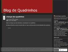 Tablet Screenshot of blogdequadrinhos.wordpress.com