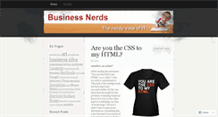 Desktop Screenshot of businessnerds.wordpress.com