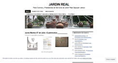 Desktop Screenshot of forojardinreal.wordpress.com