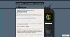 Desktop Screenshot of dezvaluiri.wordpress.com