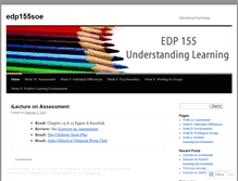 Tablet Screenshot of edp155testcase1.wordpress.com