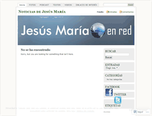 Tablet Screenshot of jesusmariaenred.wordpress.com