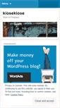 Mobile Screenshot of kiosekiose.wordpress.com
