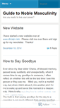 Mobile Screenshot of nobleman.wordpress.com