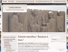 Tablet Screenshot of luduslatinus.wordpress.com