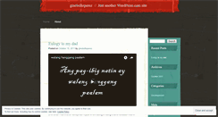 Desktop Screenshot of ginobelloperez.wordpress.com