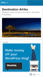 Mobile Screenshot of destinationafrika.wordpress.com
