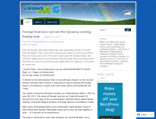 Tablet Screenshot of craftmarkhomes.wordpress.com