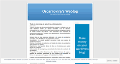 Desktop Screenshot of oscarrovira.wordpress.com