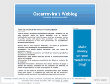 Tablet Screenshot of oscarrovira.wordpress.com