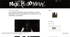 Desktop Screenshot of meatmeadmetal.wordpress.com