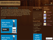 Tablet Screenshot of cilcelainecristina.wordpress.com