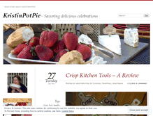 Tablet Screenshot of kristinpotpie.wordpress.com