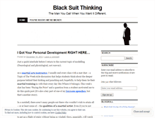 Tablet Screenshot of blacksuitthinking.wordpress.com