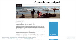 Desktop Screenshot of bienvinialamartinique.wordpress.com