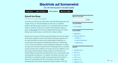 Desktop Screenshot of blackholebbo.wordpress.com