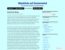 Tablet Screenshot of blackholebbo.wordpress.com